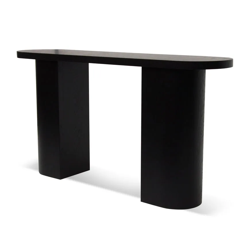 1.5m Console Table - Black Oak