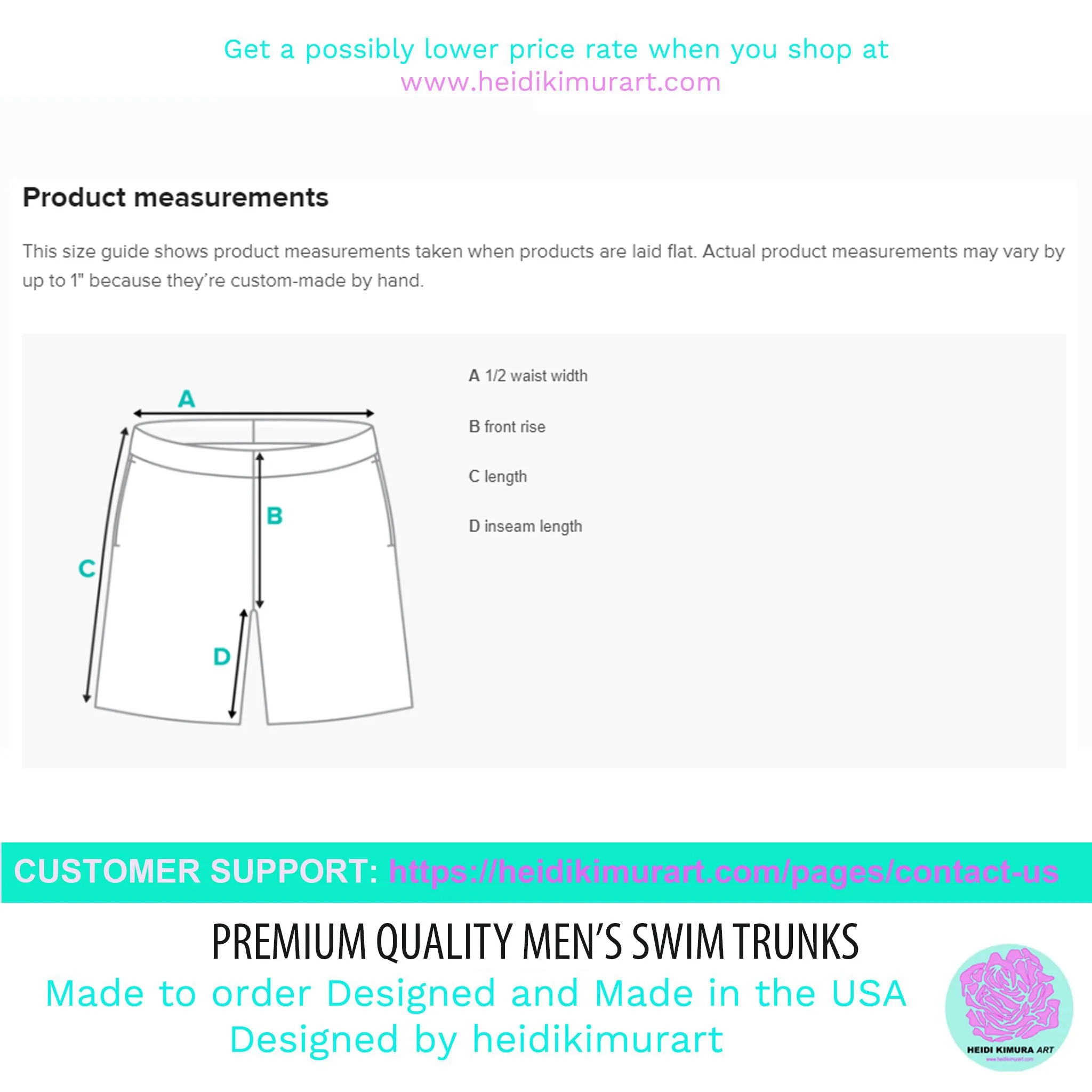 Abstract Best Men's Swim Trunks, Best Designer Premium Luxury Men's Swim Trunks - Made in USA/EU/MX (US Size: 2XS-6XL)