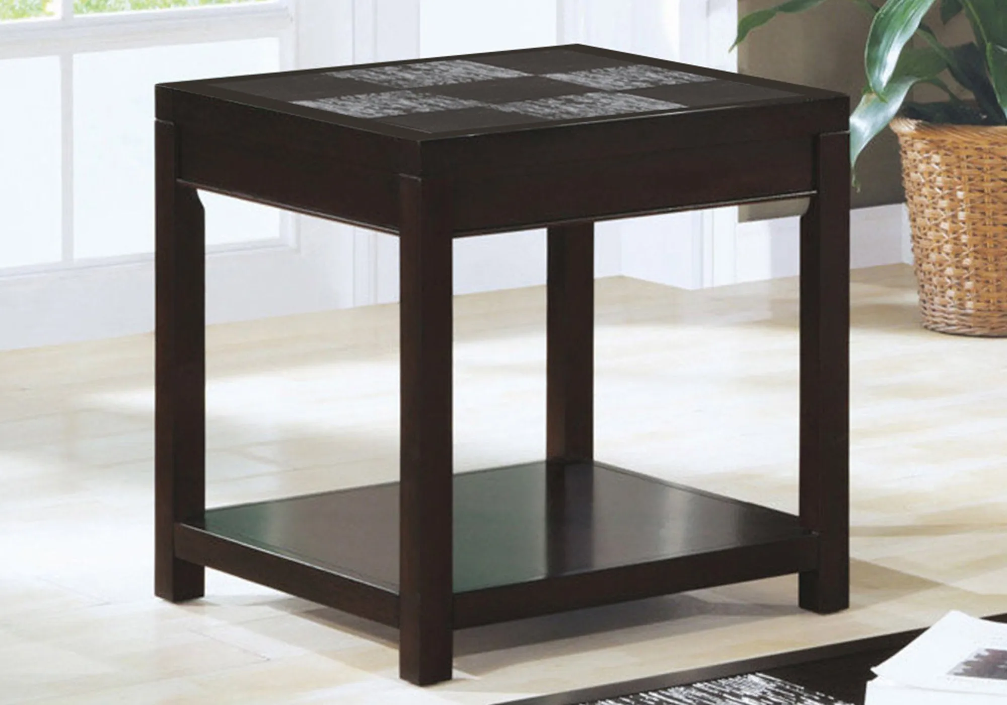 Accent Table - Espresso Veneer