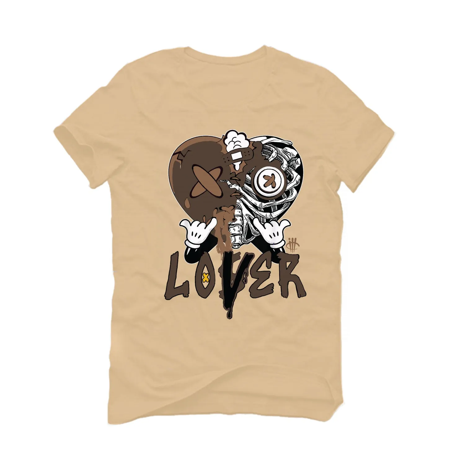 Air Jordan 3 "Palomino" Tan T-Shirt (Lover Heart)