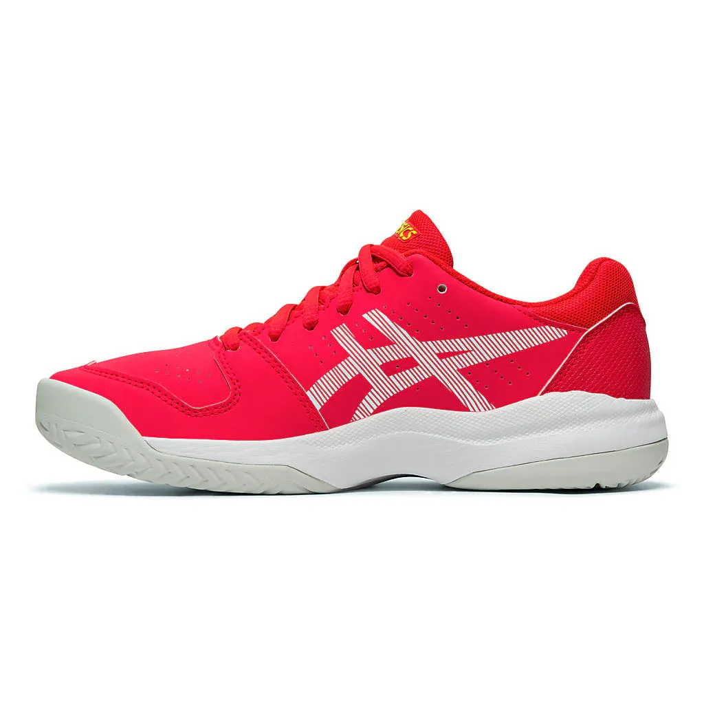 Asics Gel Resolution 7 GS Pink White Juniors Tennis Shoes