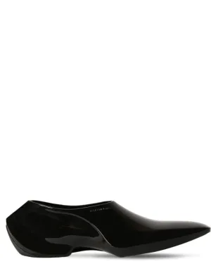 Balenciaga   Space shoe faux patent leather loafers 