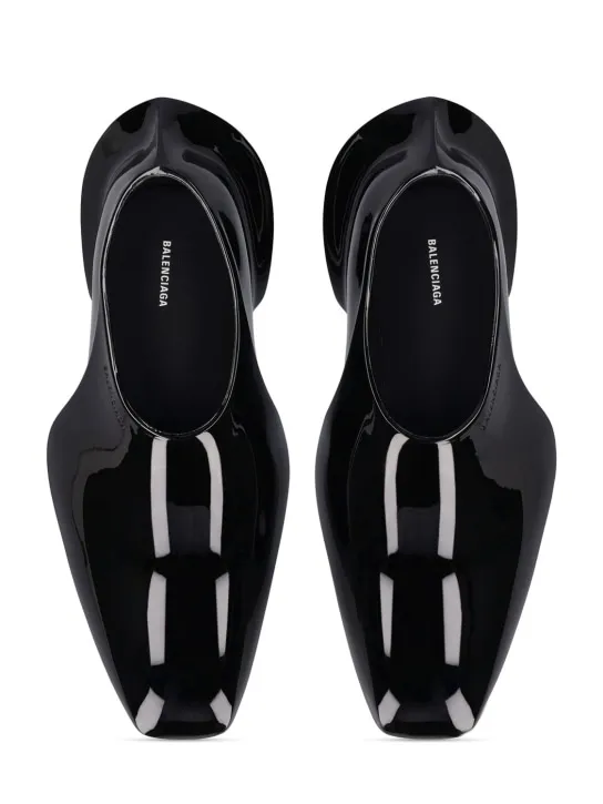 Balenciaga   Space shoe faux patent leather loafers 