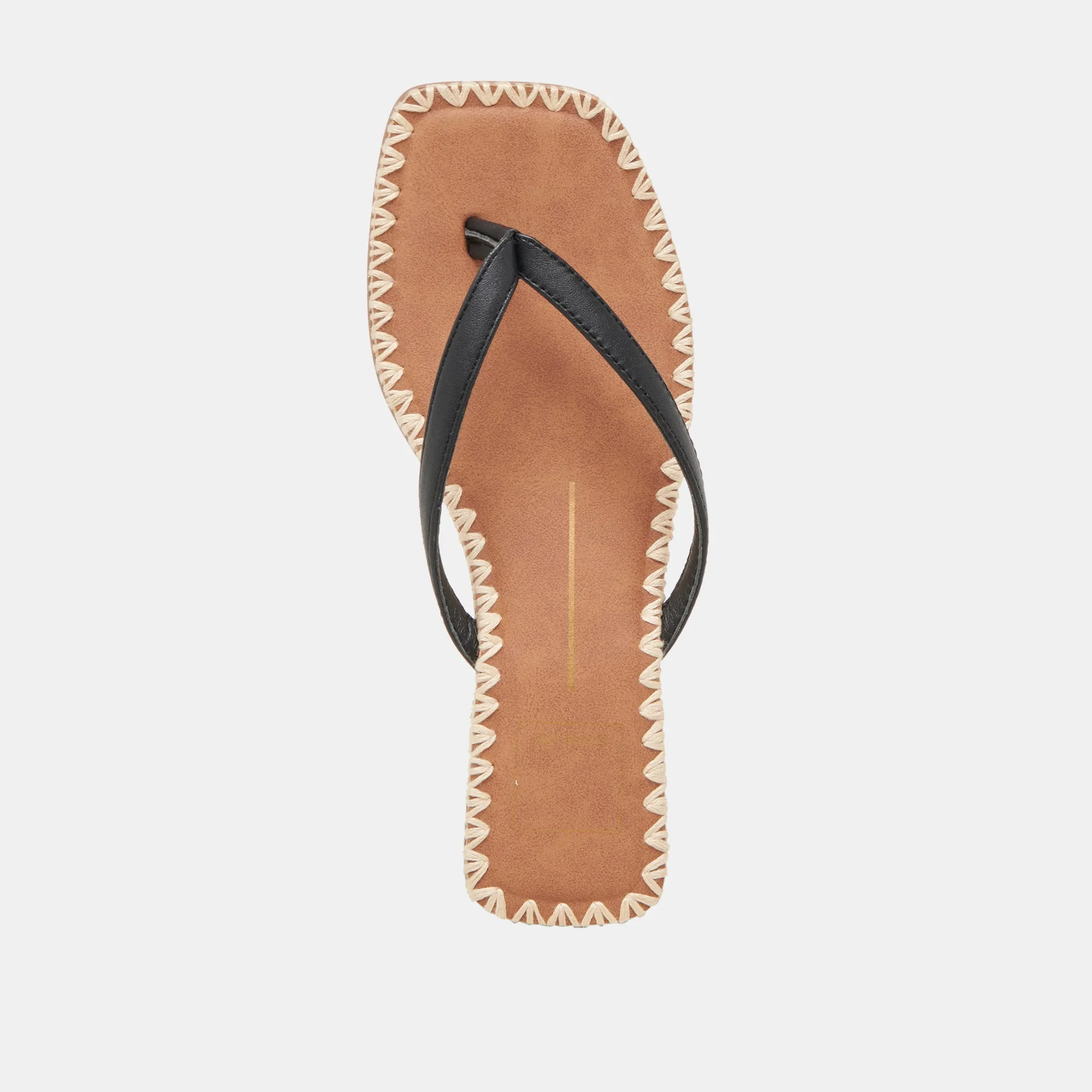 BARTY SANDALS BLACK LEATHER