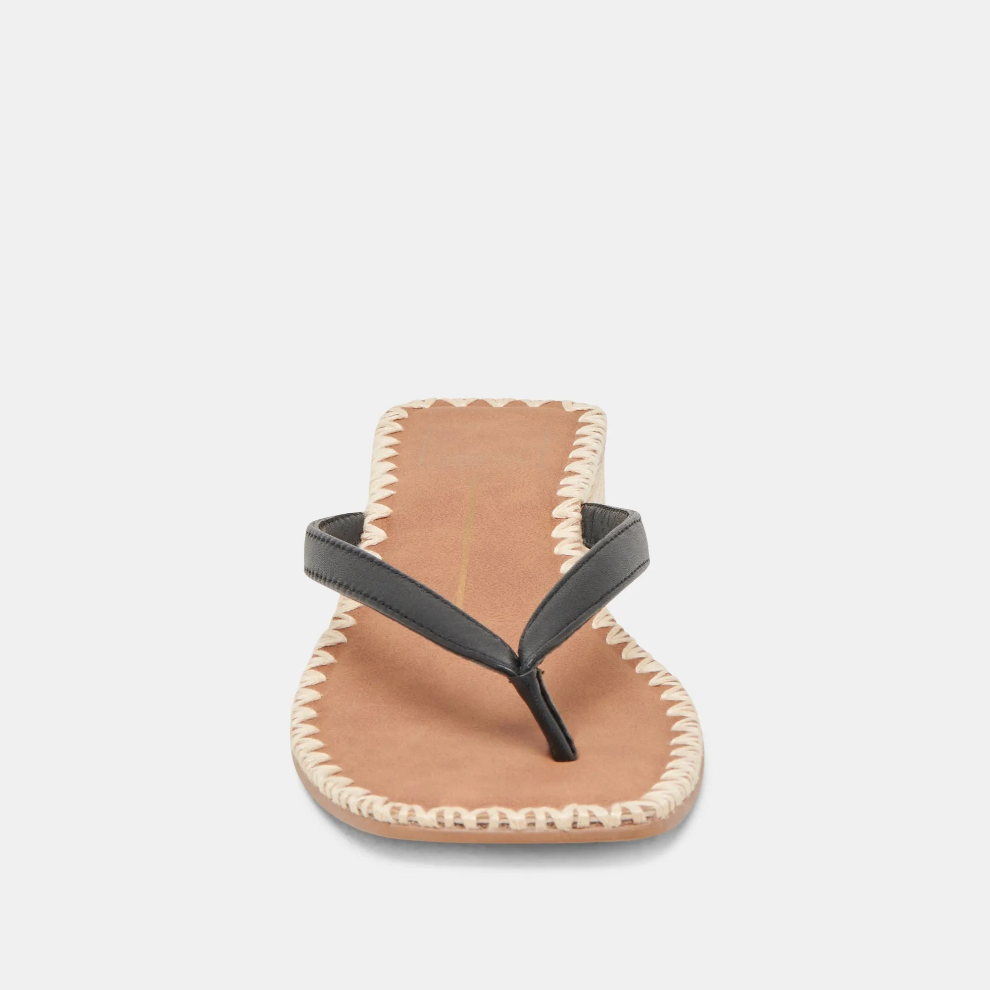 BARTY SANDALS BLACK LEATHER