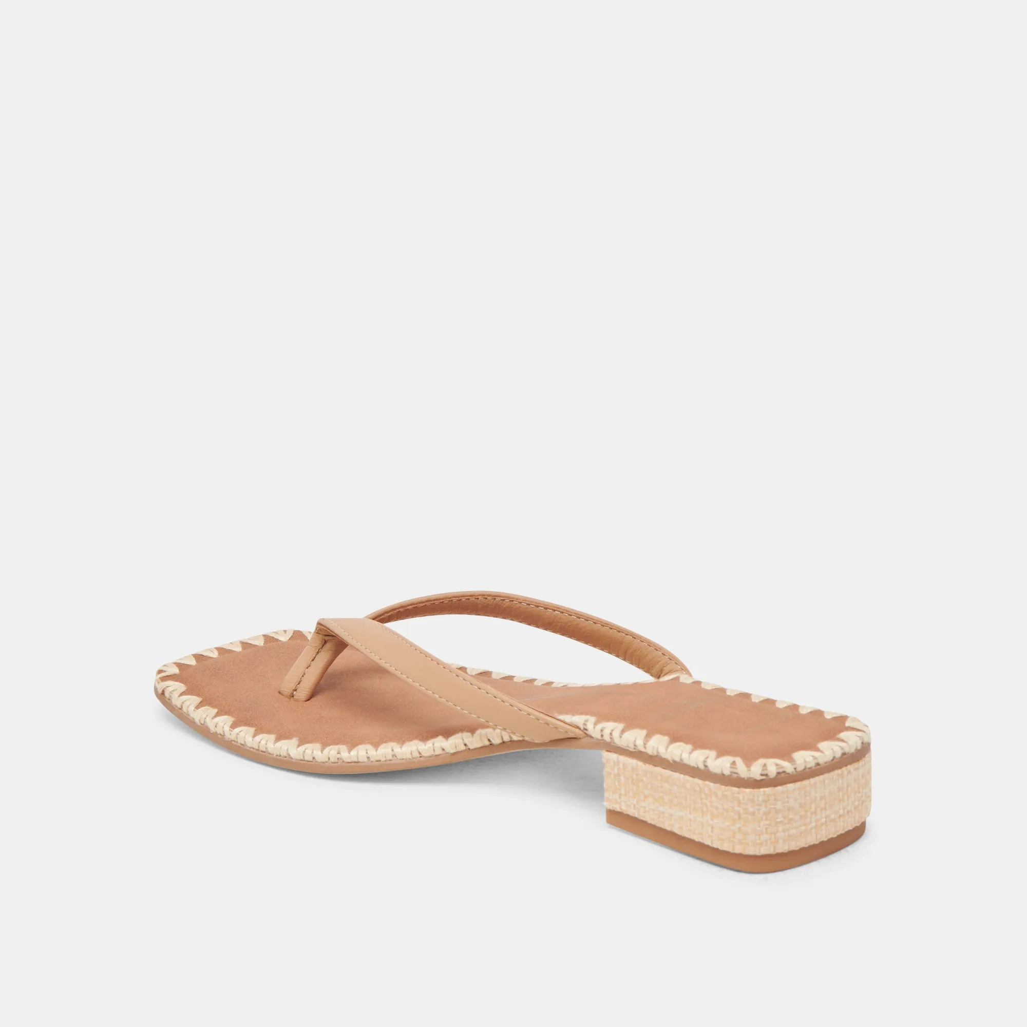 BARTY SANDALS LIGHT TAN LEATHER