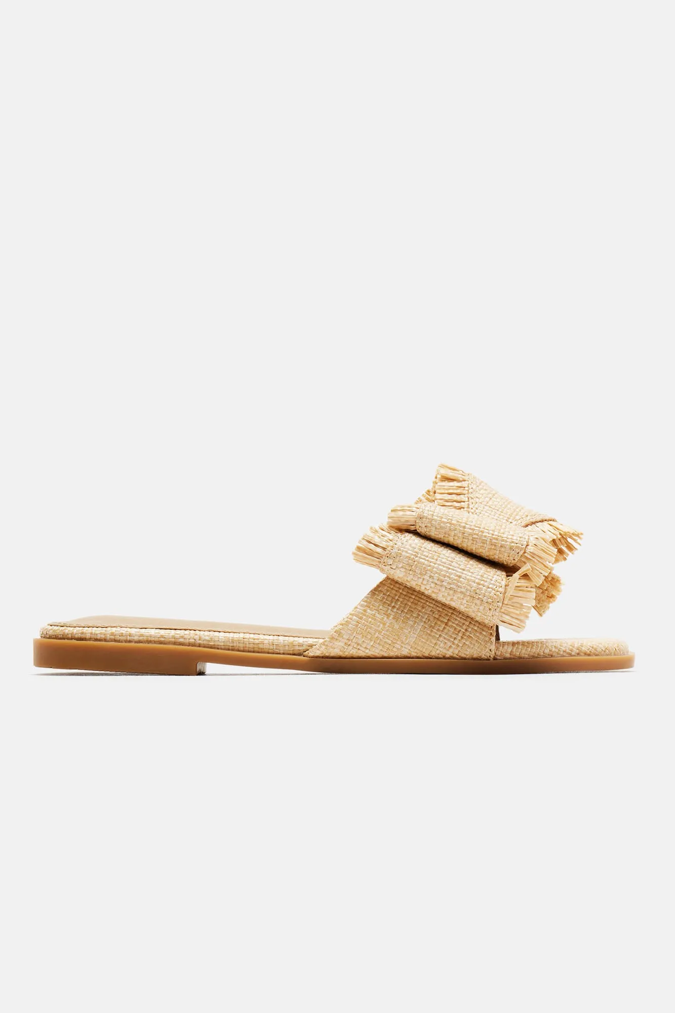 Beach Walk Raffia Sandals - Beige