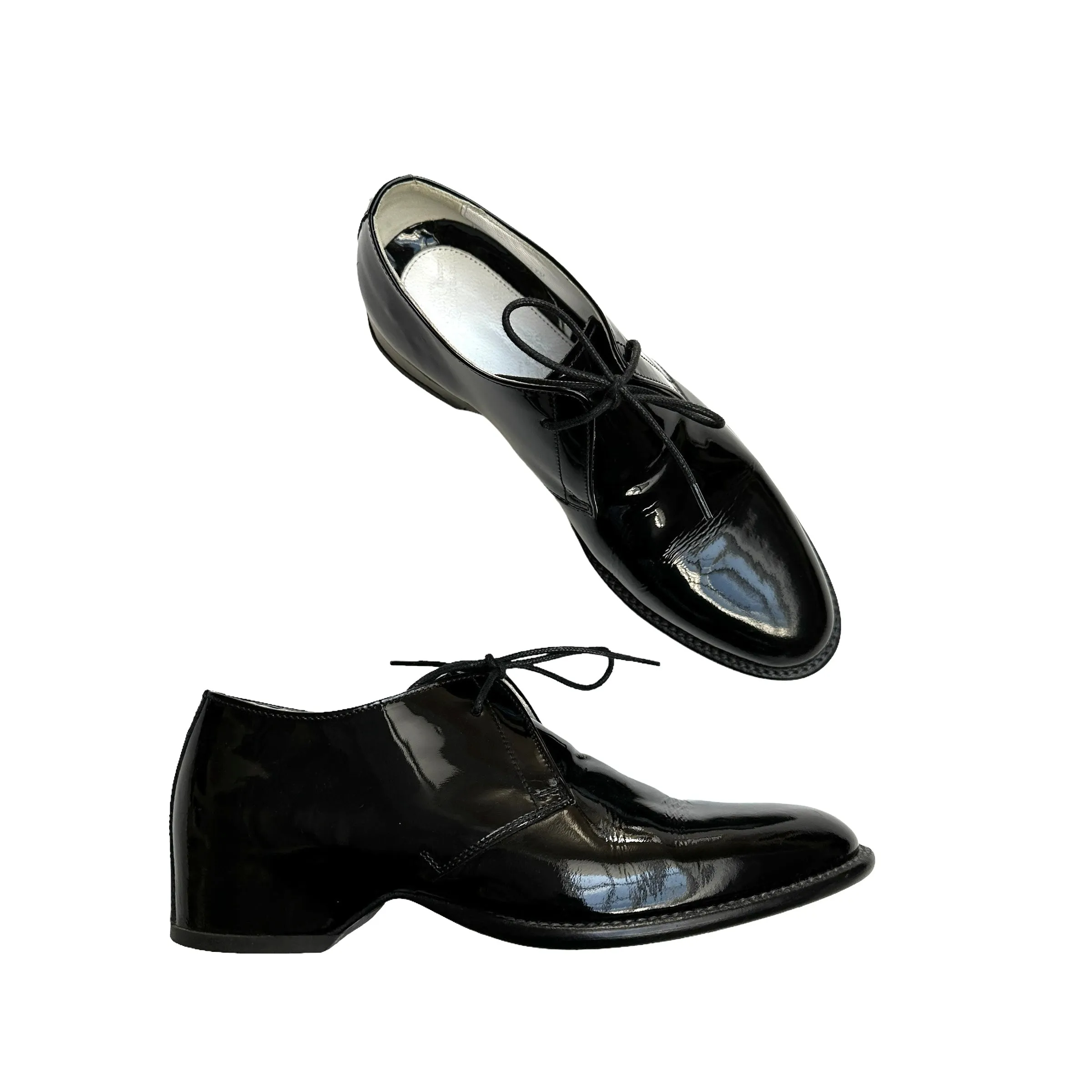 Black Patent Loafers - 5