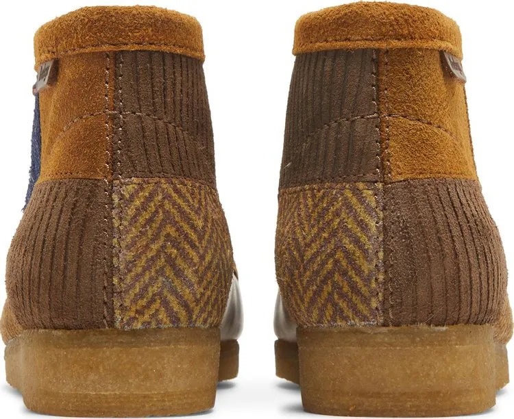 Bodega x Wallabee 2.0 Heritage Patchwork Sneakers, Brown