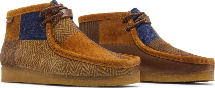 Bodega x Wallabee 2.0 Heritage Patchwork Sneakers, Brown