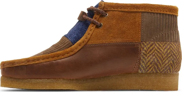 Bodega x Wallabee 2.0 Heritage Patchwork Sneakers, Brown