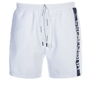 BOSS Dolphin Swim Short in White