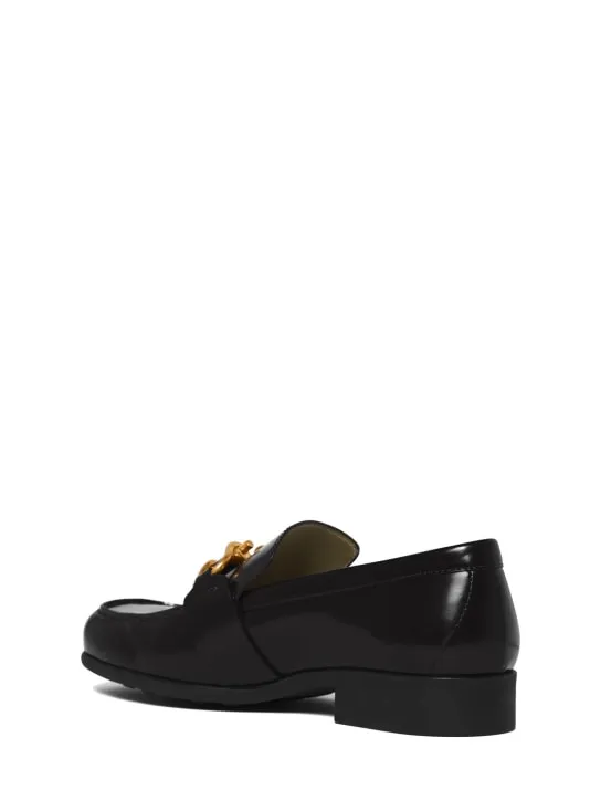 Bottega Veneta   Madame soft patent leather loafers 