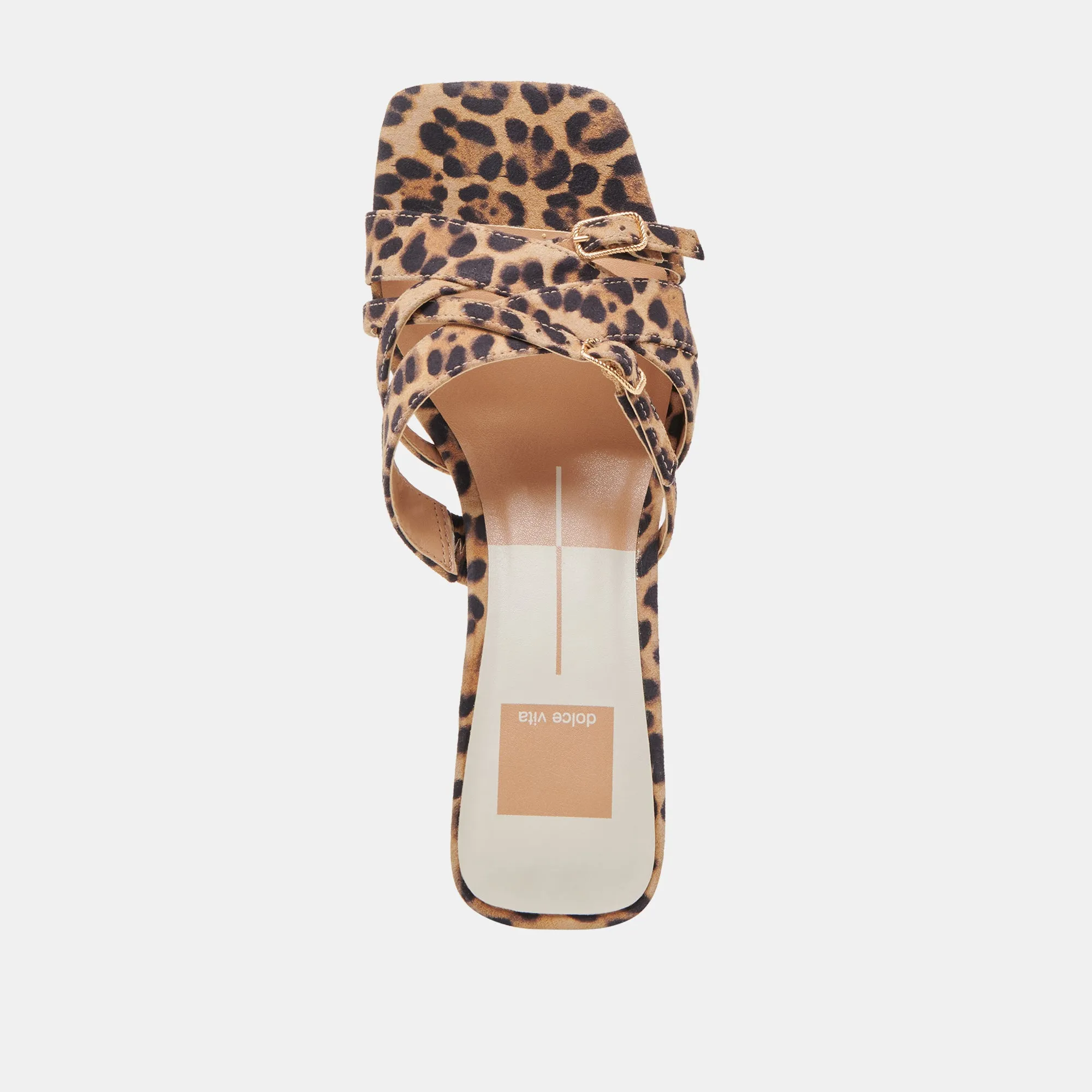 BRYANT HEELS DK LEOPARD SUEDE