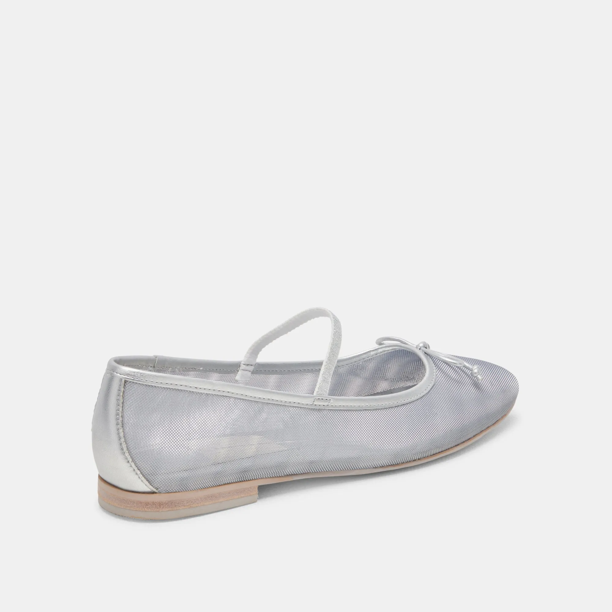 CADEL BALLET FLATS SILVER MESH