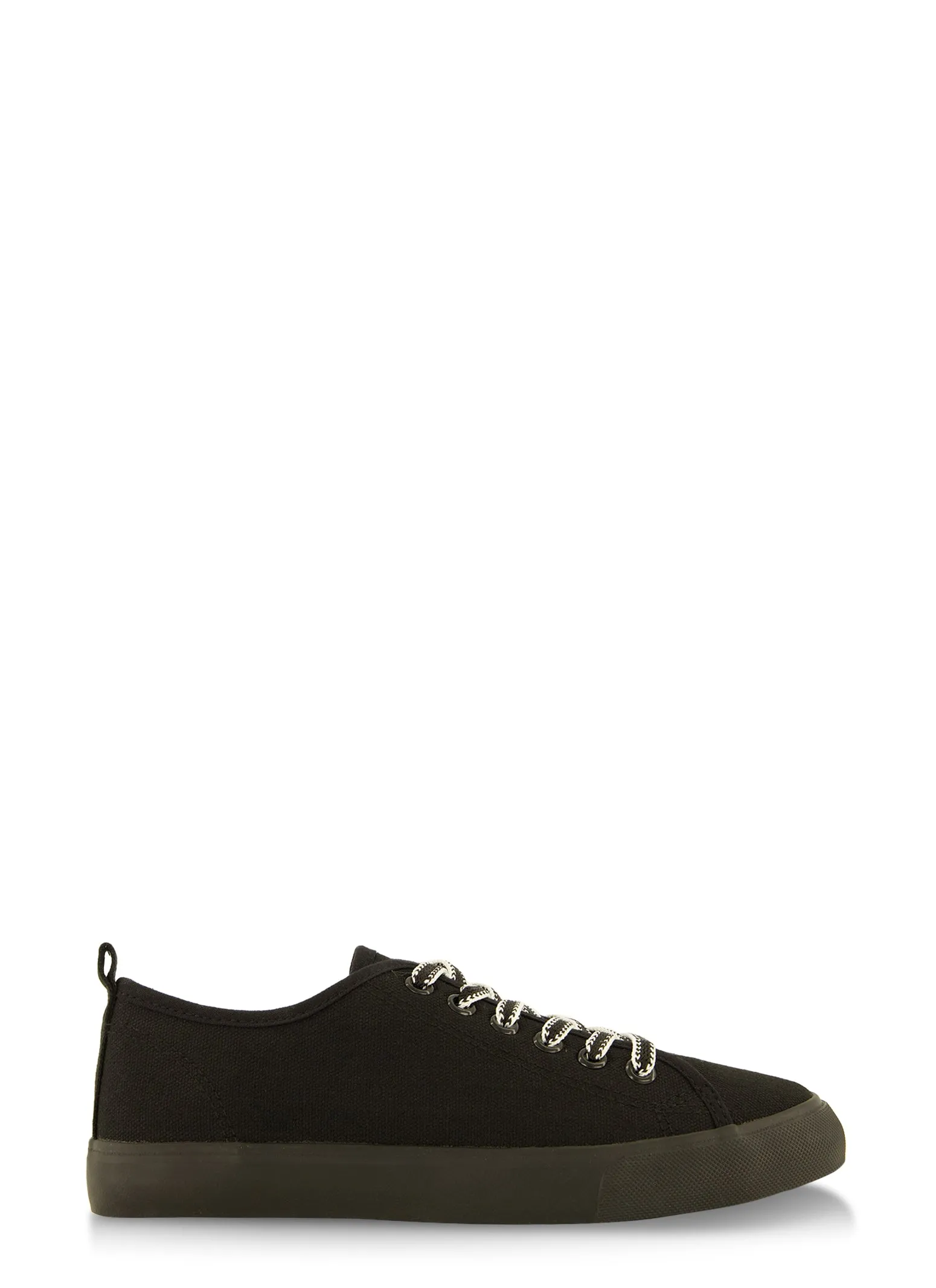 Canvas Lace Up Sneakers