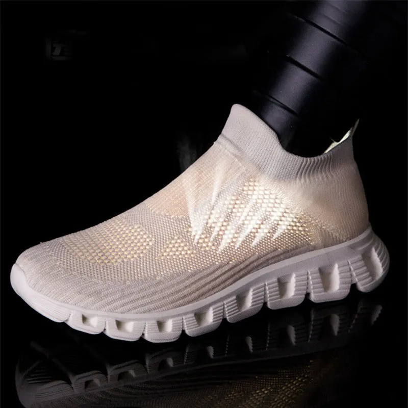 Casual Sports Shoes Men Lightweight Breathable Mesh Shoes Summer Sneakers