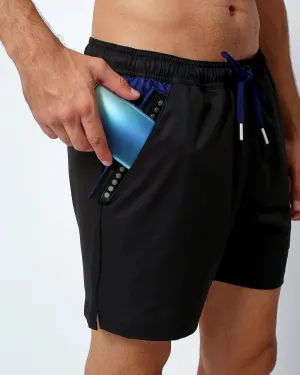 Charcoal - Swim Shorts with Waterproof Pocket