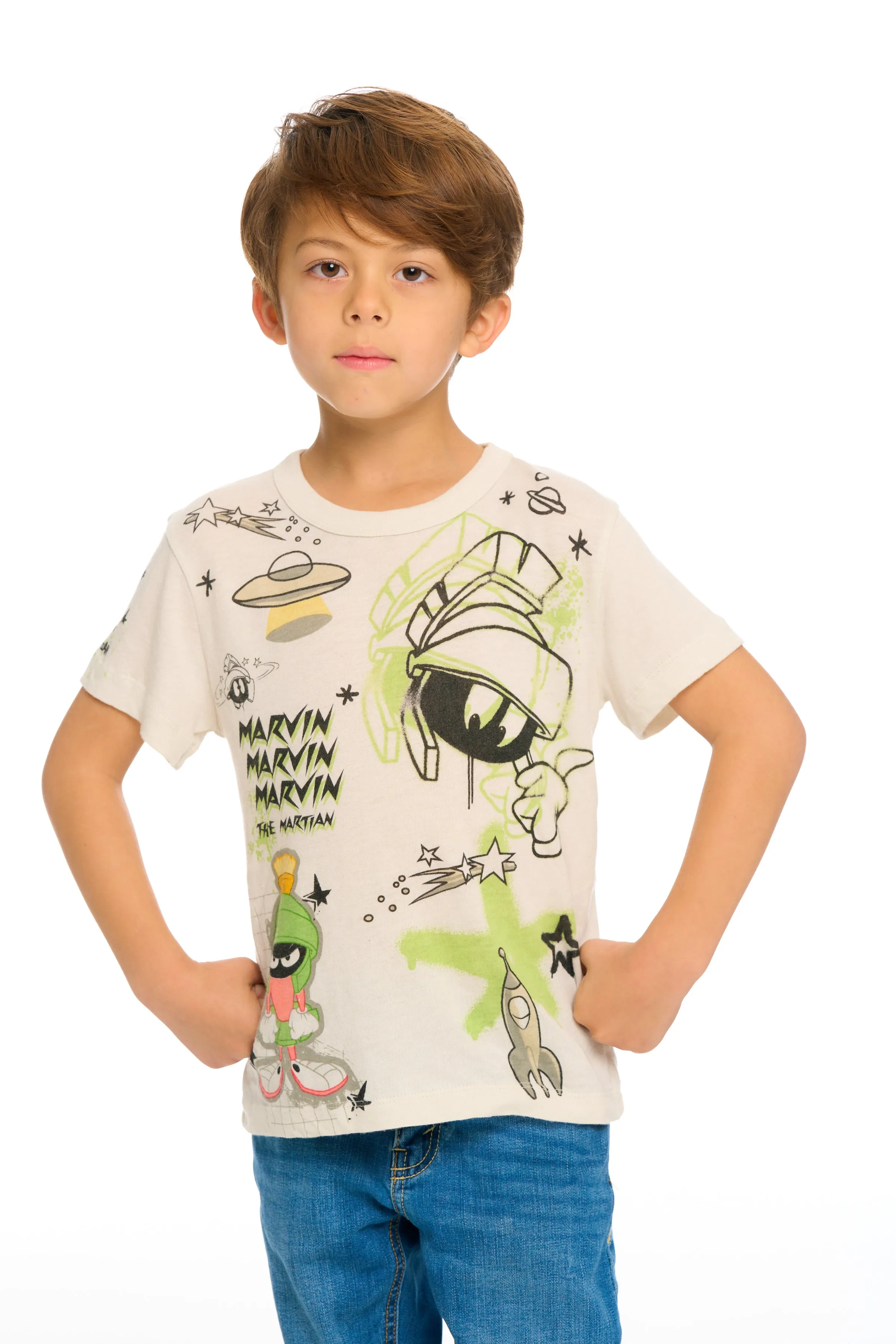 Chaser Marvin the Martian Mash Up S/S Tee