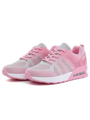 Chic Block Air Cushion Breathable Athletic Shoes