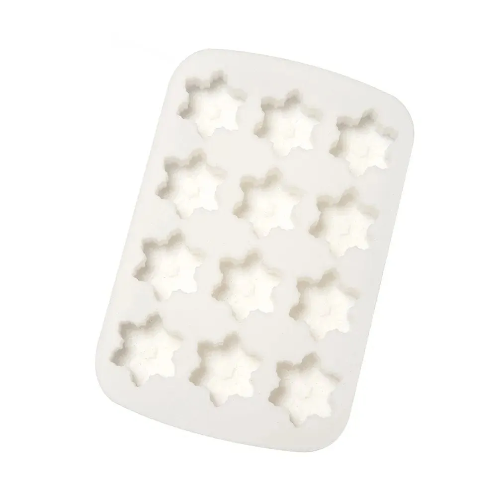 Christmas Snowflake Chocolate, Jelly & Ice Cube Silicone Mould