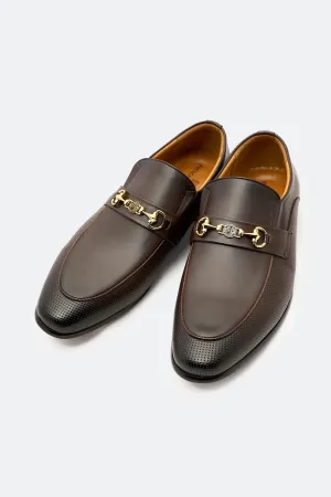 Coffee Formal Mocassins Shoes