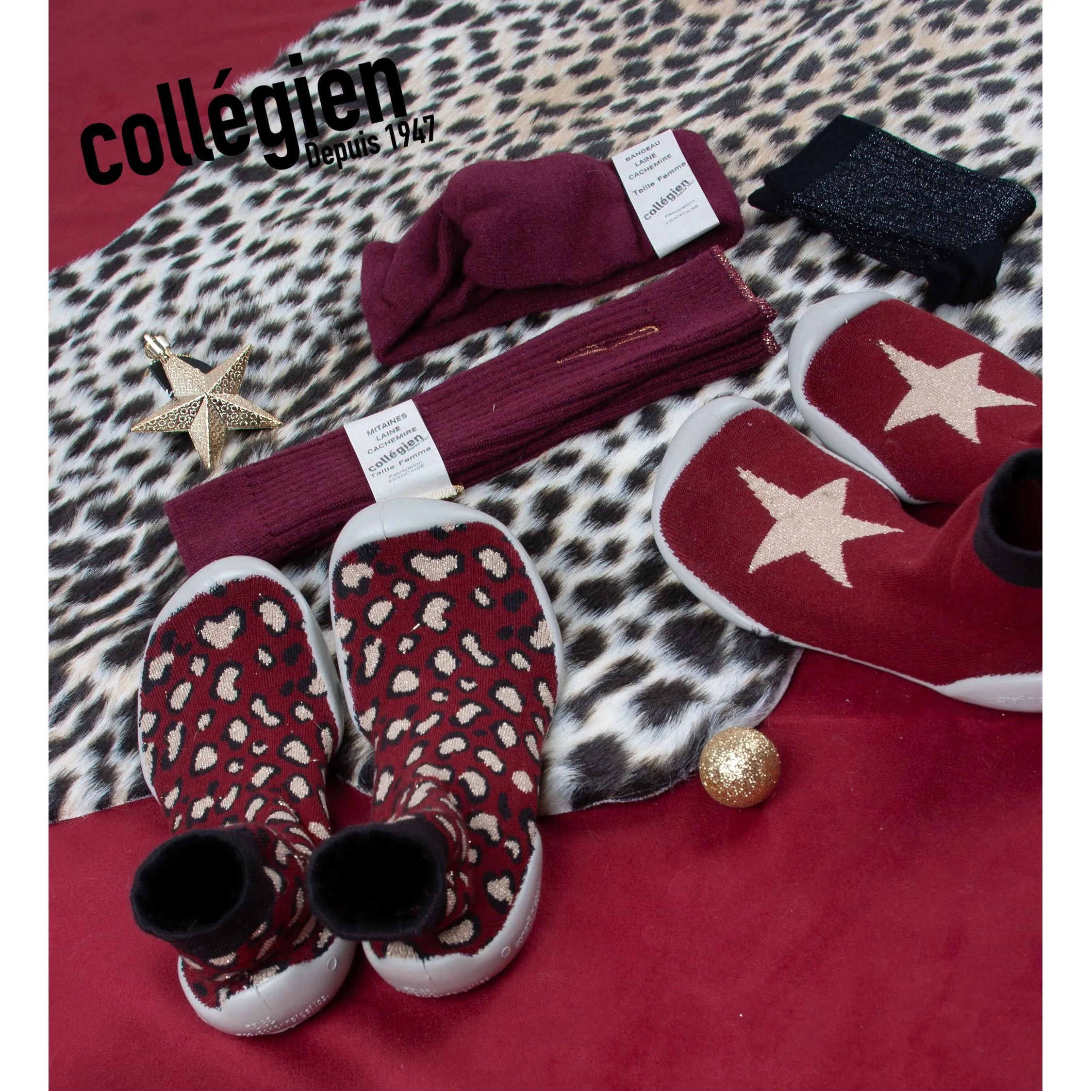 collégien Chaussettes Winter Star Sock Slippers