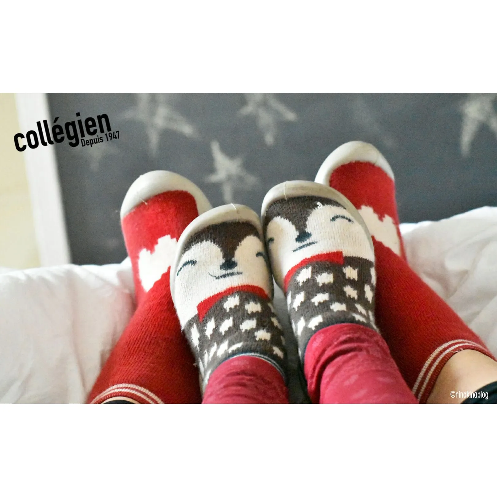 collégien Coeur Sock Slippers