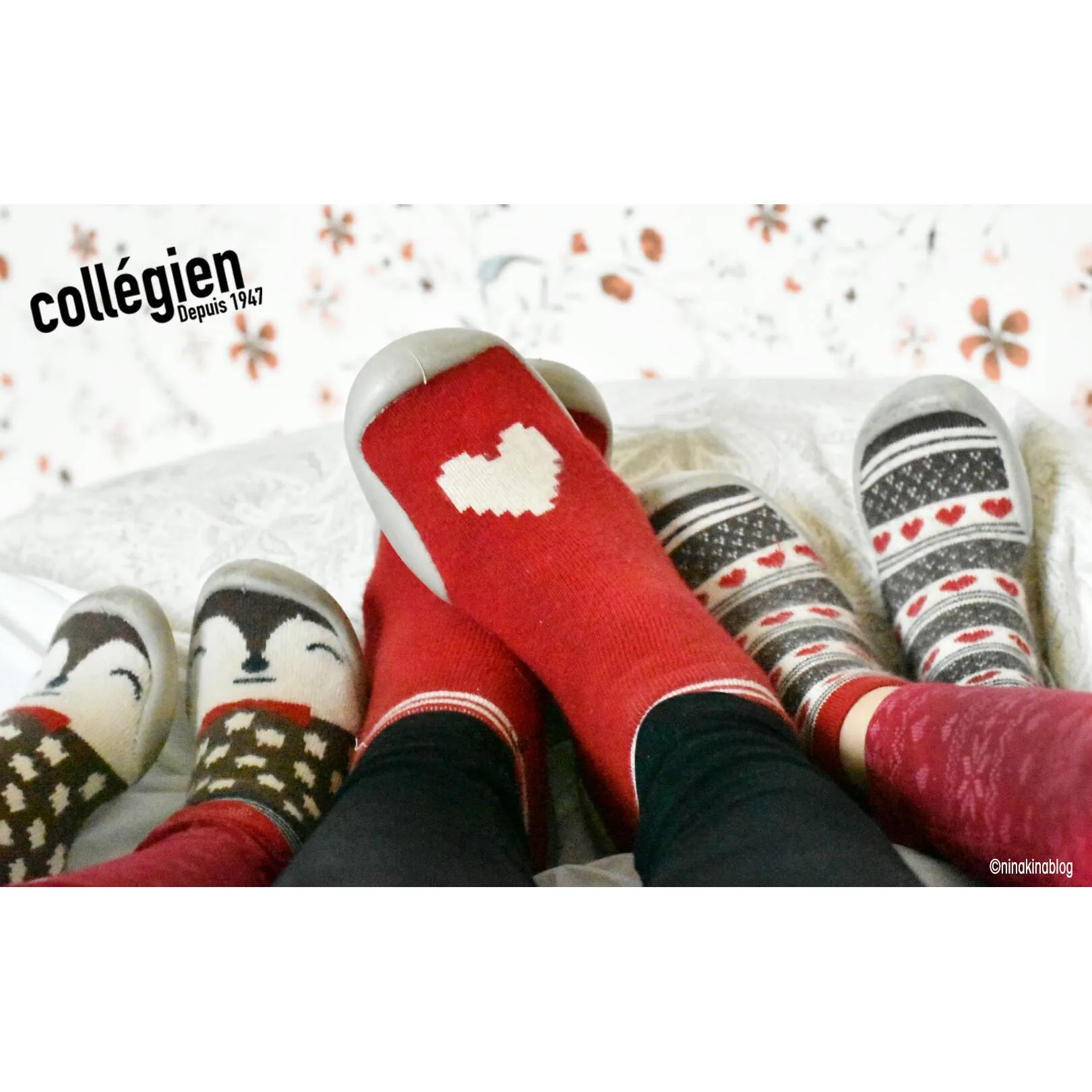 collégien Coeur Sock Slippers