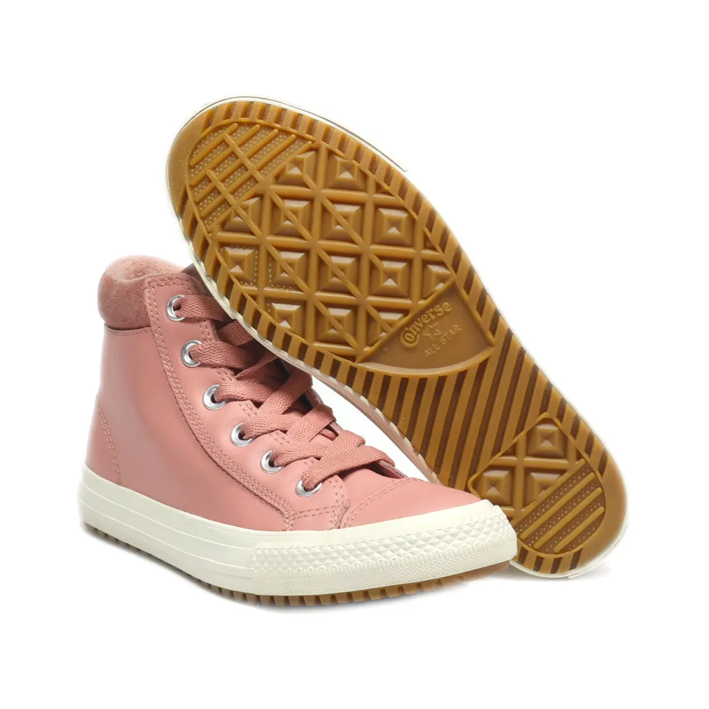 Converse Sneakers Leather Pink Colour For Kids