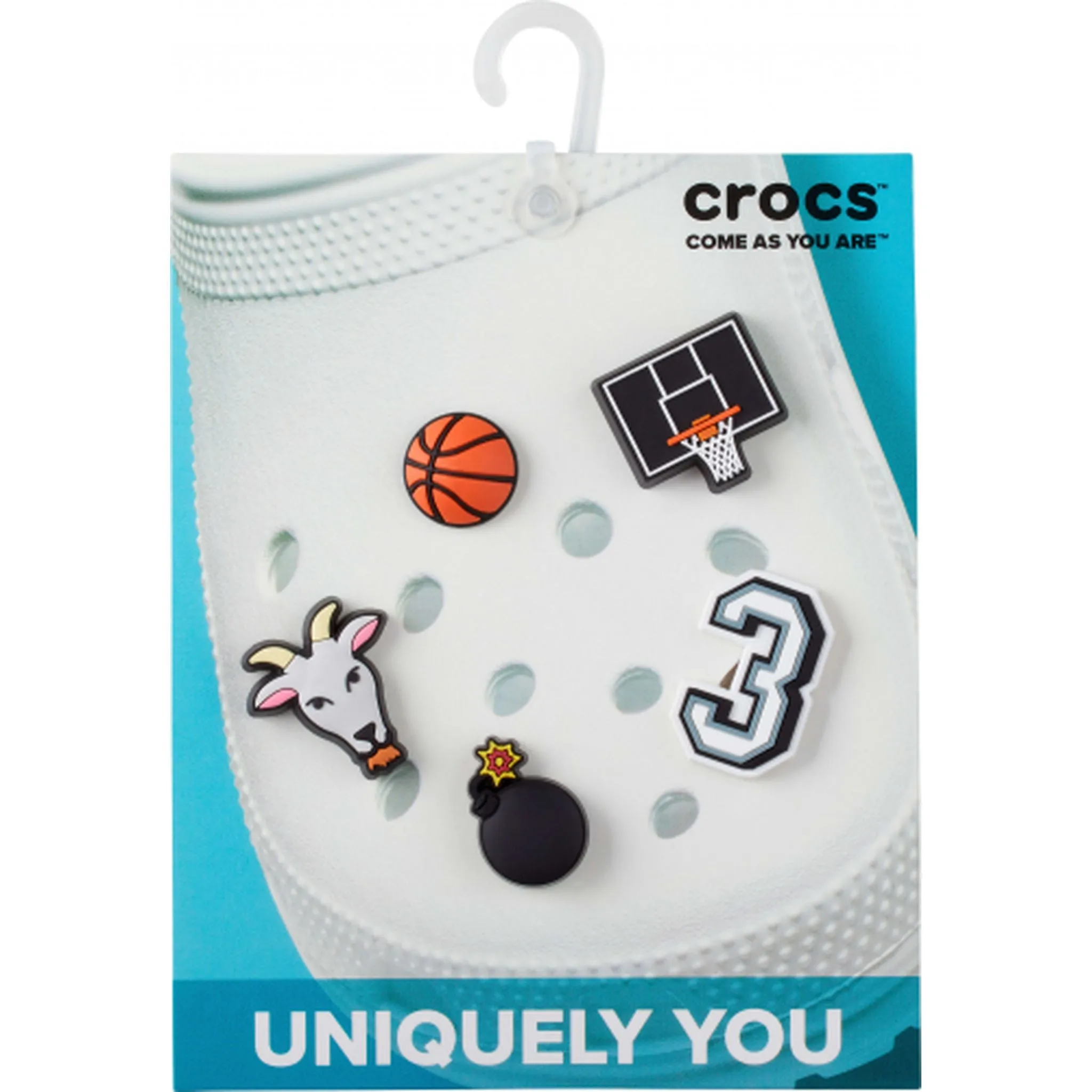 Crocs Vasketball Star Jibbetz Shoe Charm 5 Pack