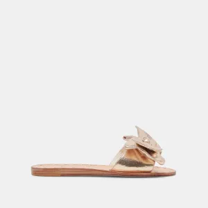 DARSEY SANDALS PLATINUM SATIN