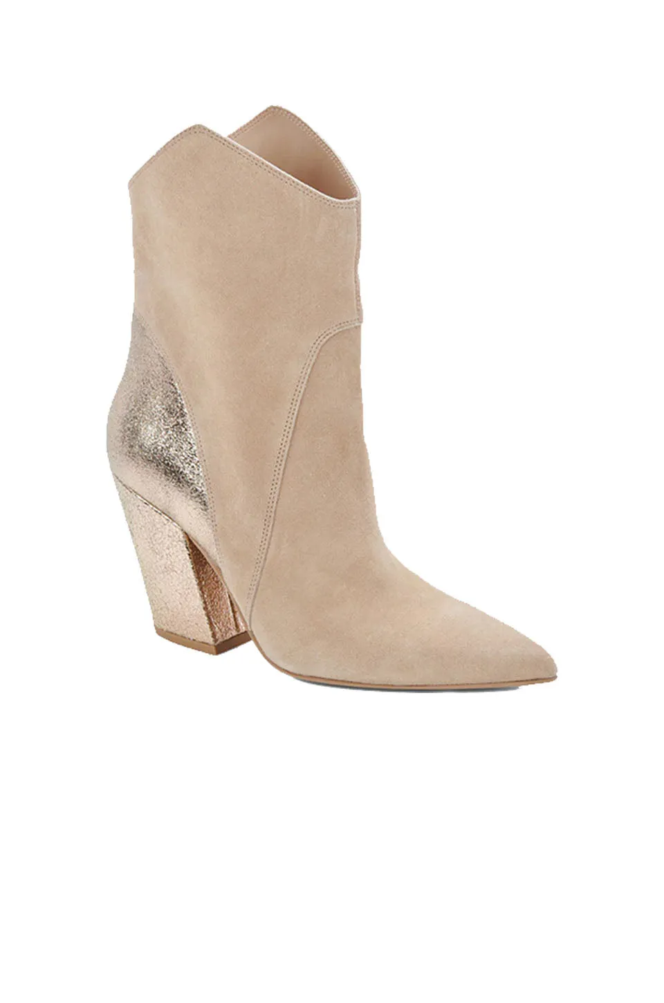 Dolce Vita Nestly Booties In Dune Multi Suede