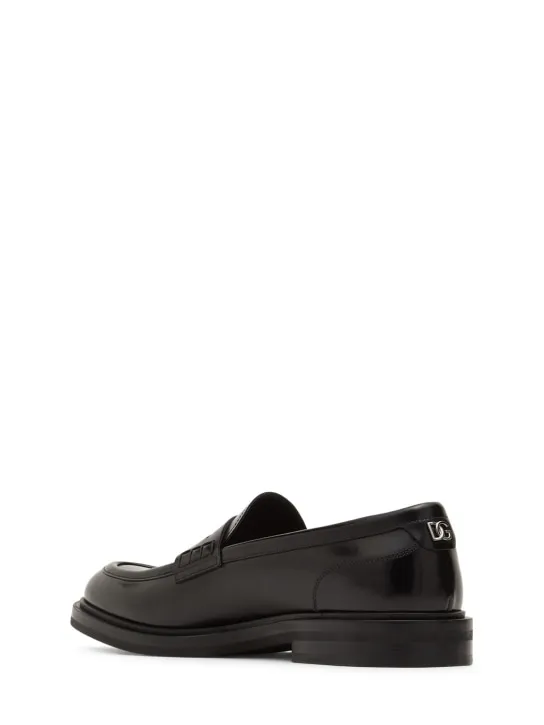 Dolce&amp;Gabbana   Brushed leather loafers 