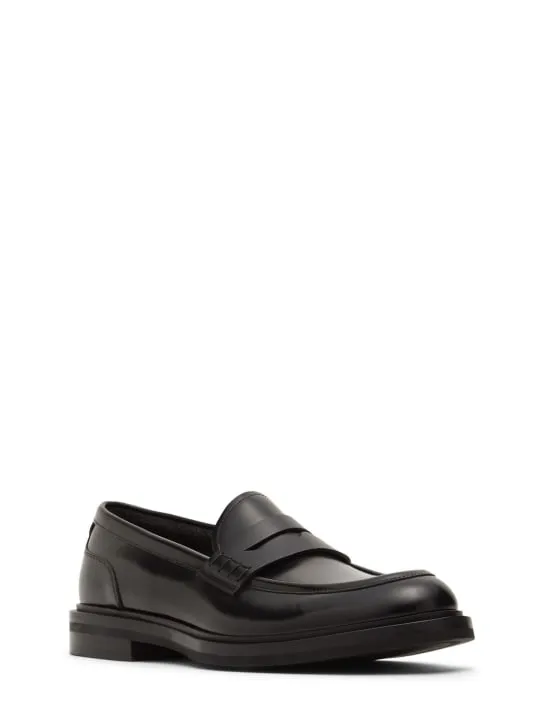 Dolce&amp;Gabbana   Brushed leather loafers 