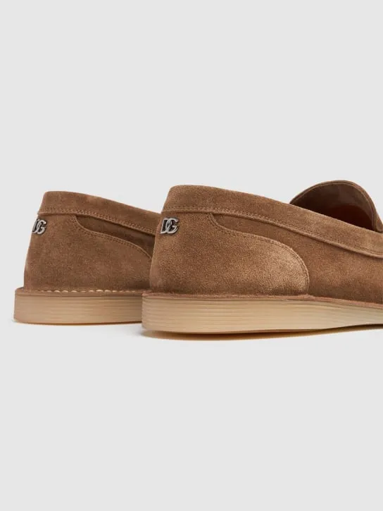 Dolce&amp;Gabbana   New Florio suede loafers 