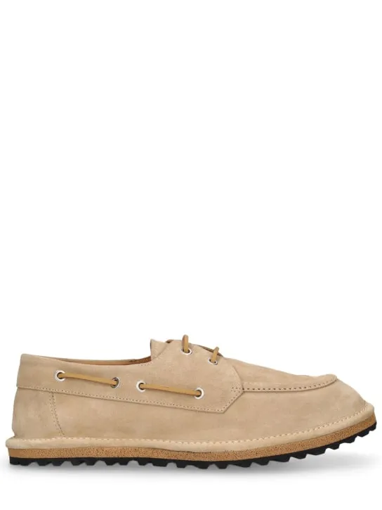 Dries Van Noten   Suede lace-up loafers 