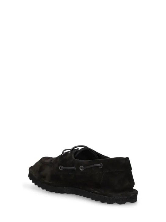 Dries Van Noten   Suede lace-up loafers 