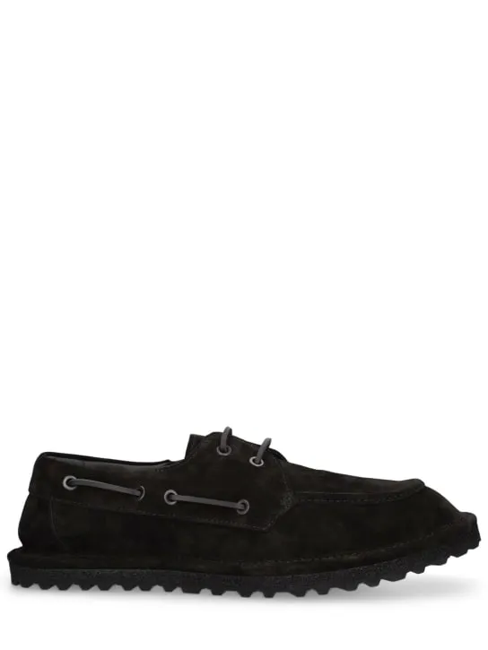 Dries Van Noten   Suede lace-up loafers 