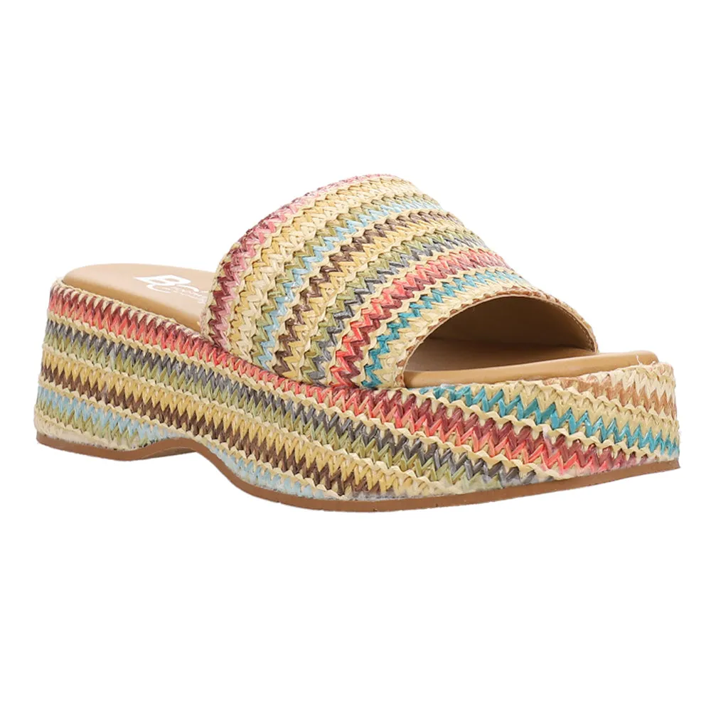 Driftwood Platform Slide Sandals