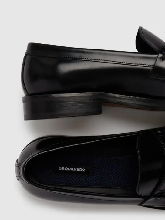 Dsquared2   Beau leather loafers 