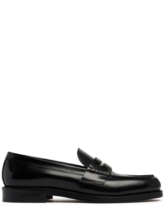 Dsquared2   Beau leather loafers 