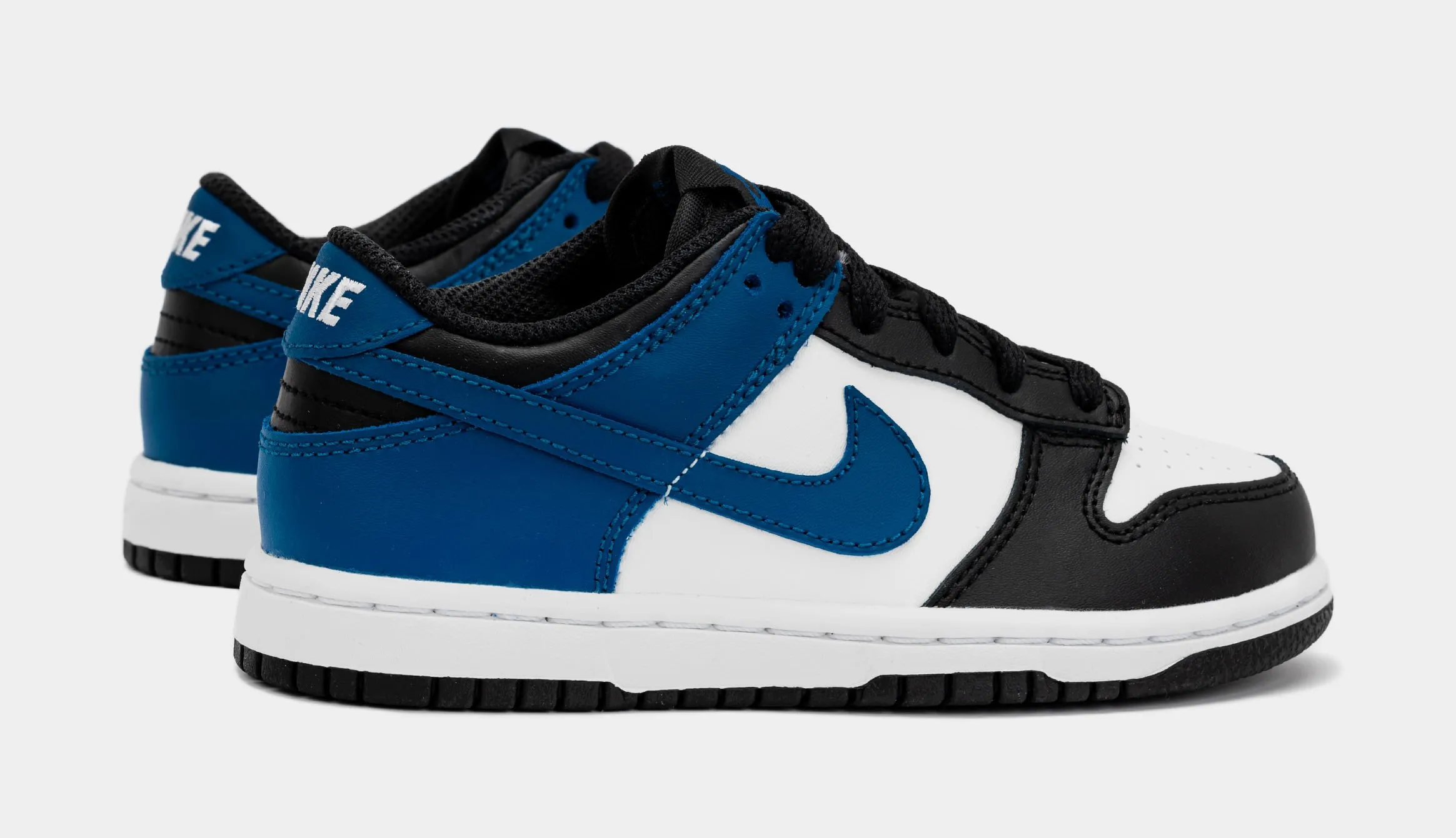 Dunk Low Preschool Lifestyle Shoes (Black/Blue)