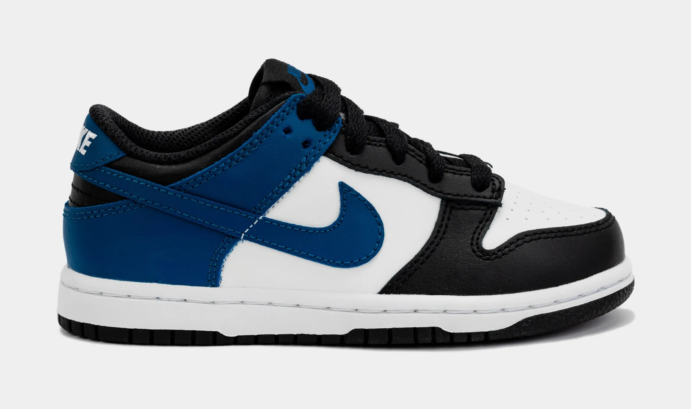 Dunk Low Preschool Lifestyle Shoes (Black/Blue)