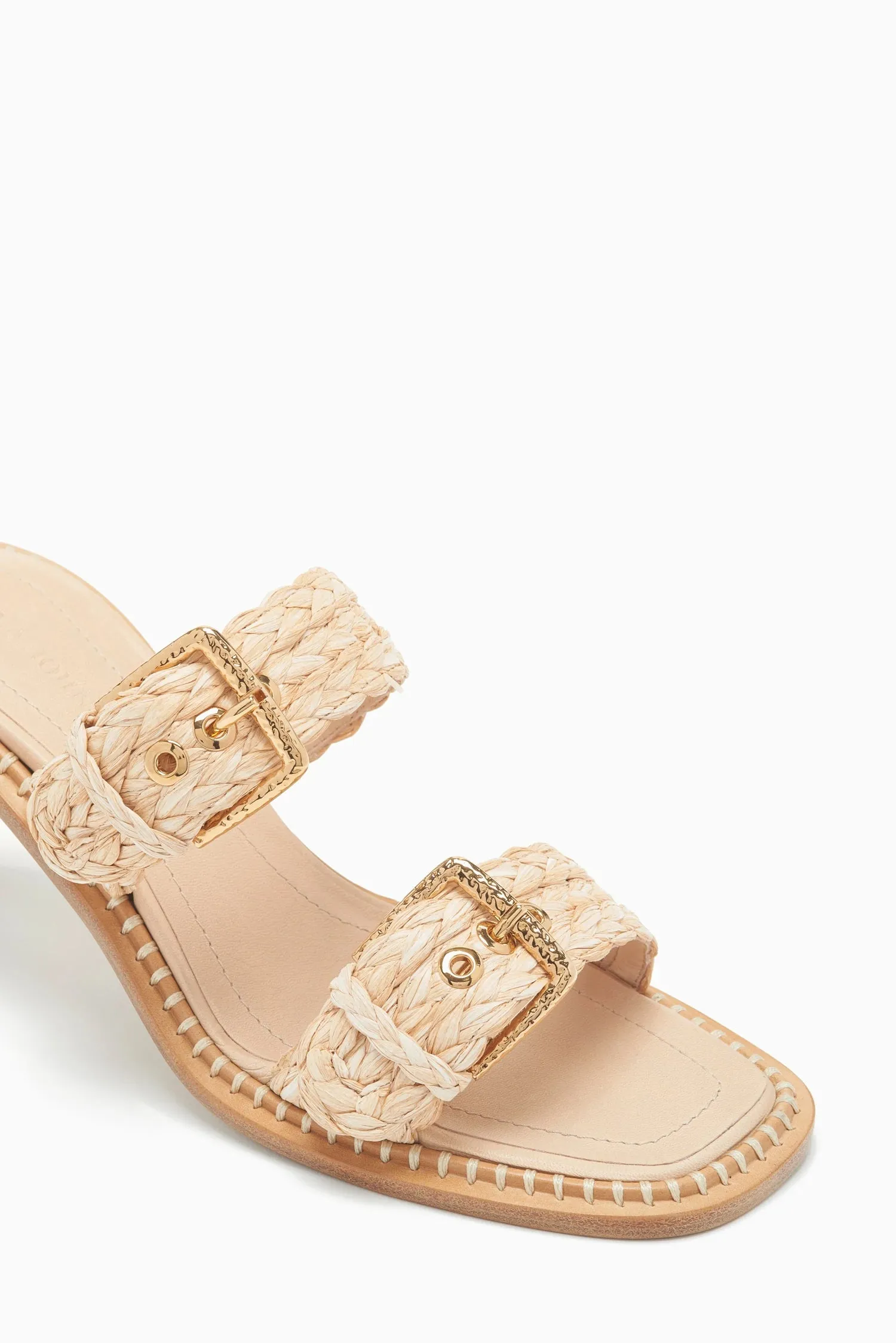 Ellery Raffia Sandal - Natural