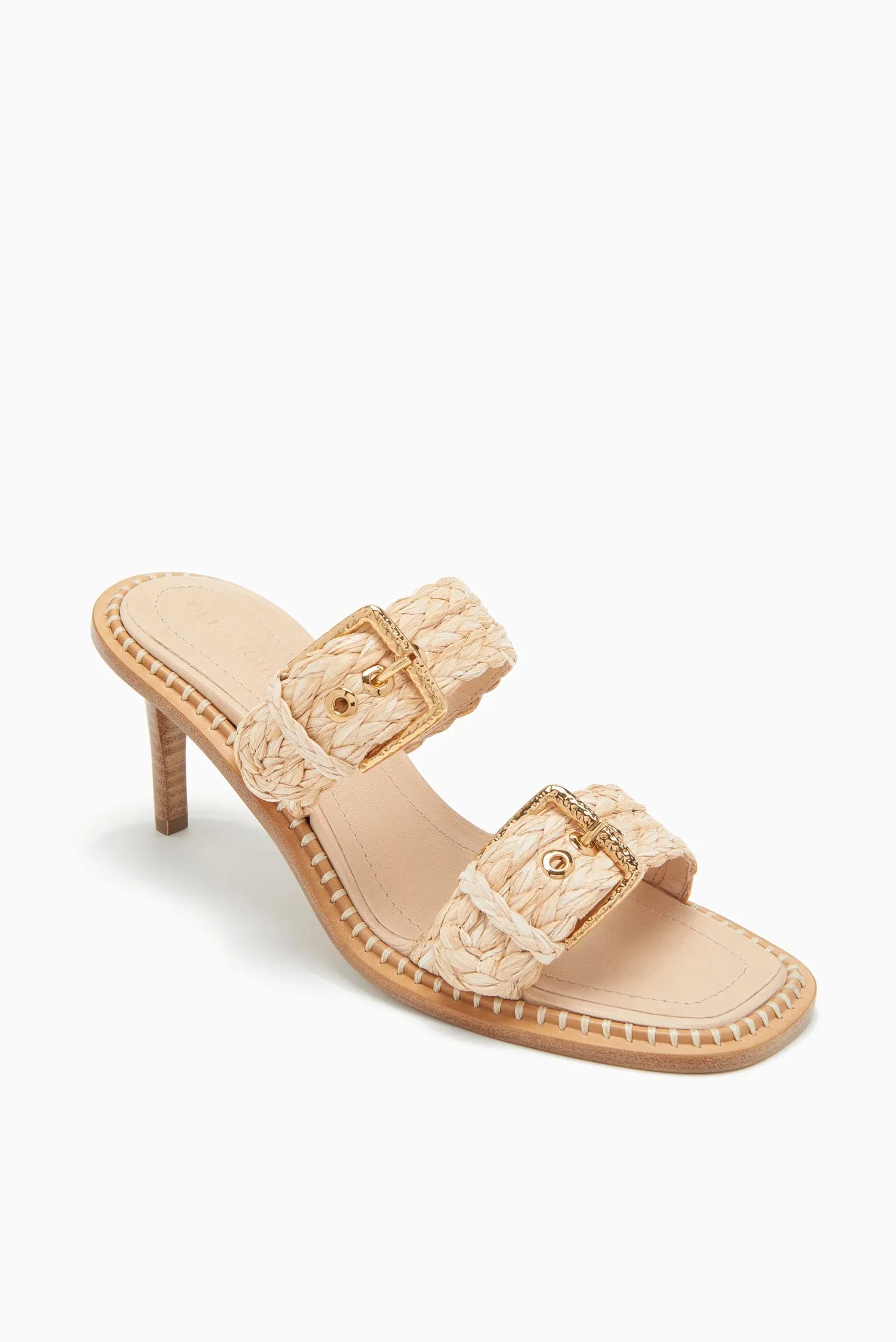 Ellery Raffia Sandal - Natural