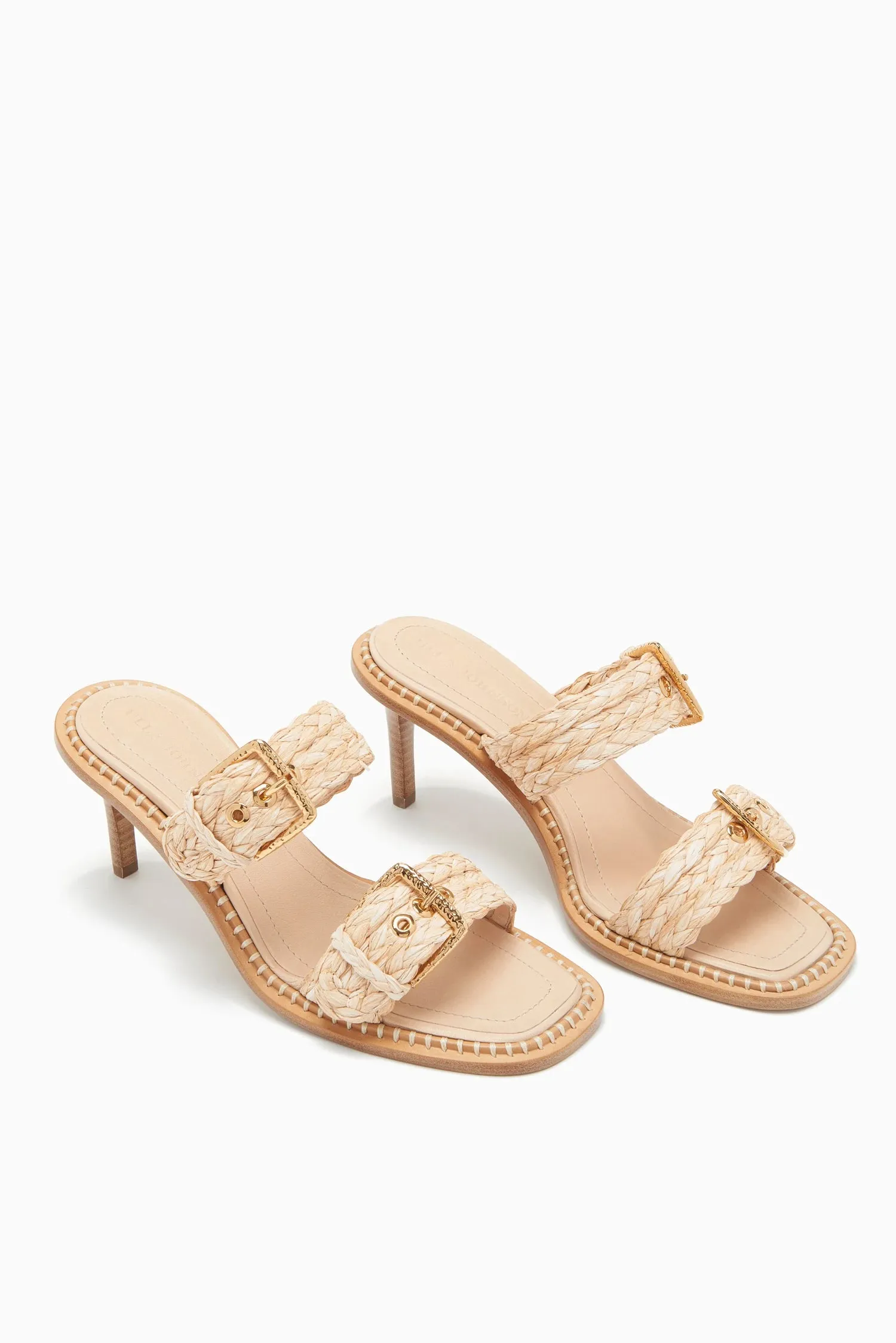 Ellery Raffia Sandal - Natural