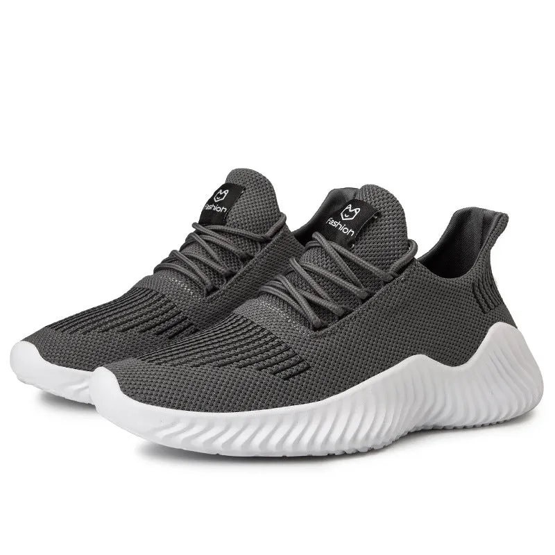 Fashion casual sports mesh small white shoes breathable light men's shoes