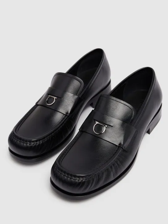 Ferragamo   Delmo leather loafers 