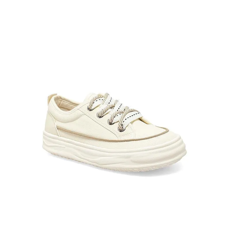 Front Lace-up Sports Casual Canvas Shoes